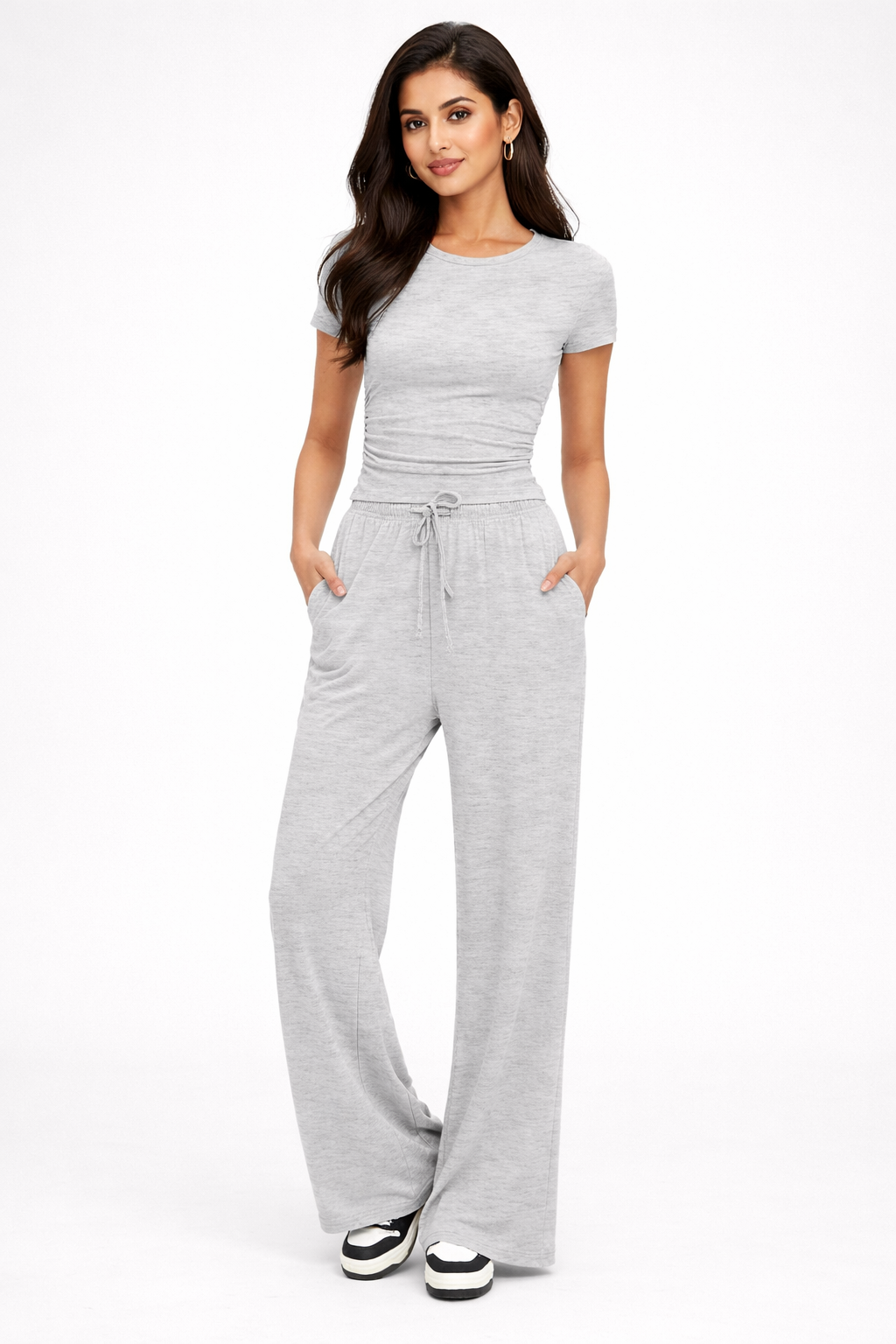 Heather Grey Elevated Lounge Co-ord