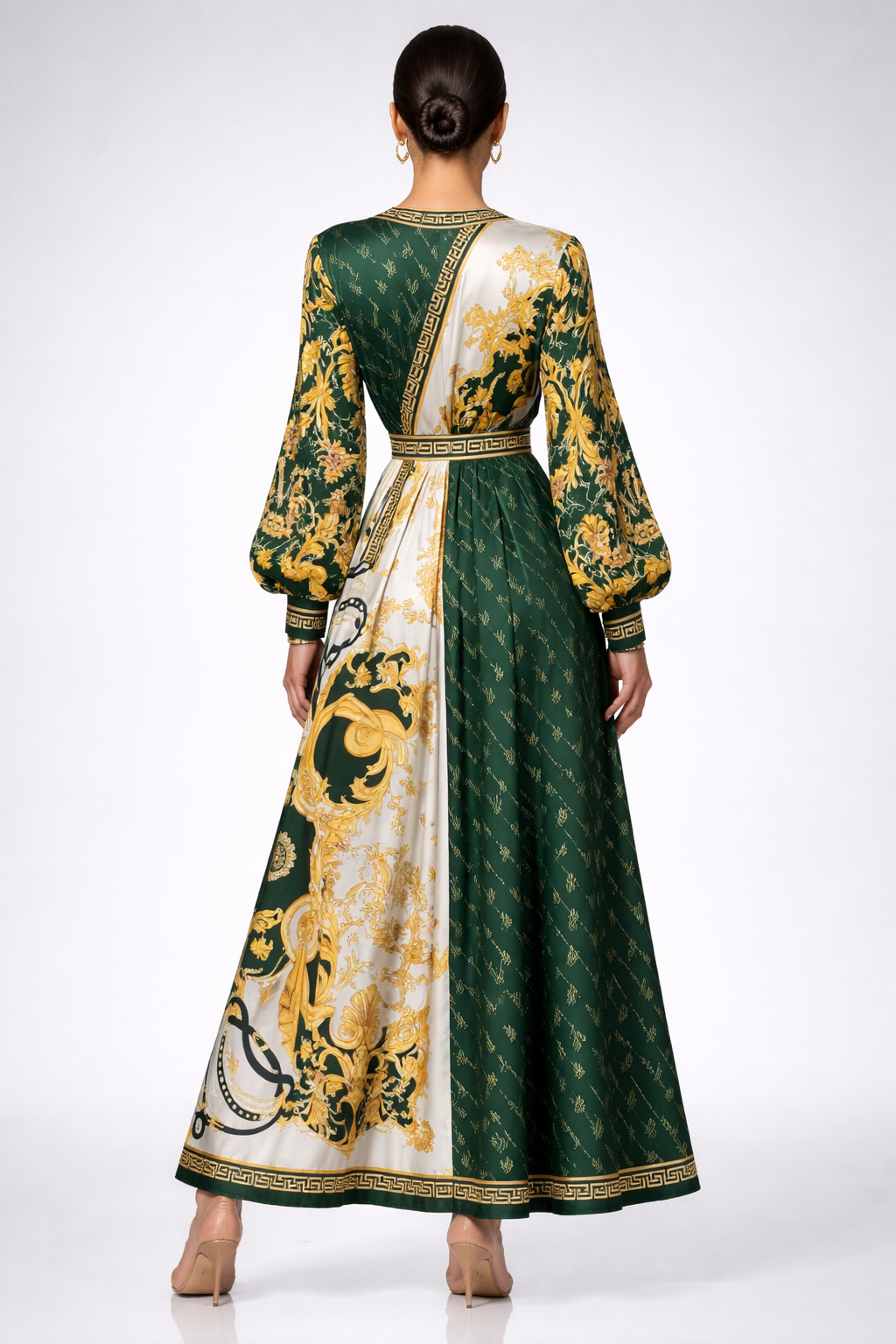 The Milano Baroque Maxi Dress