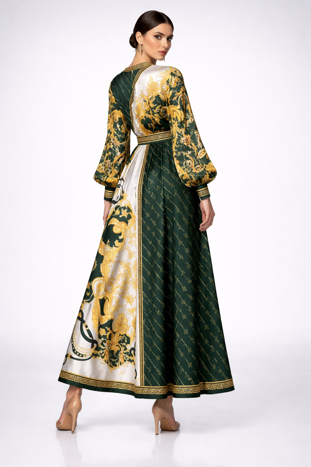 The Milano Baroque Maxi Dress