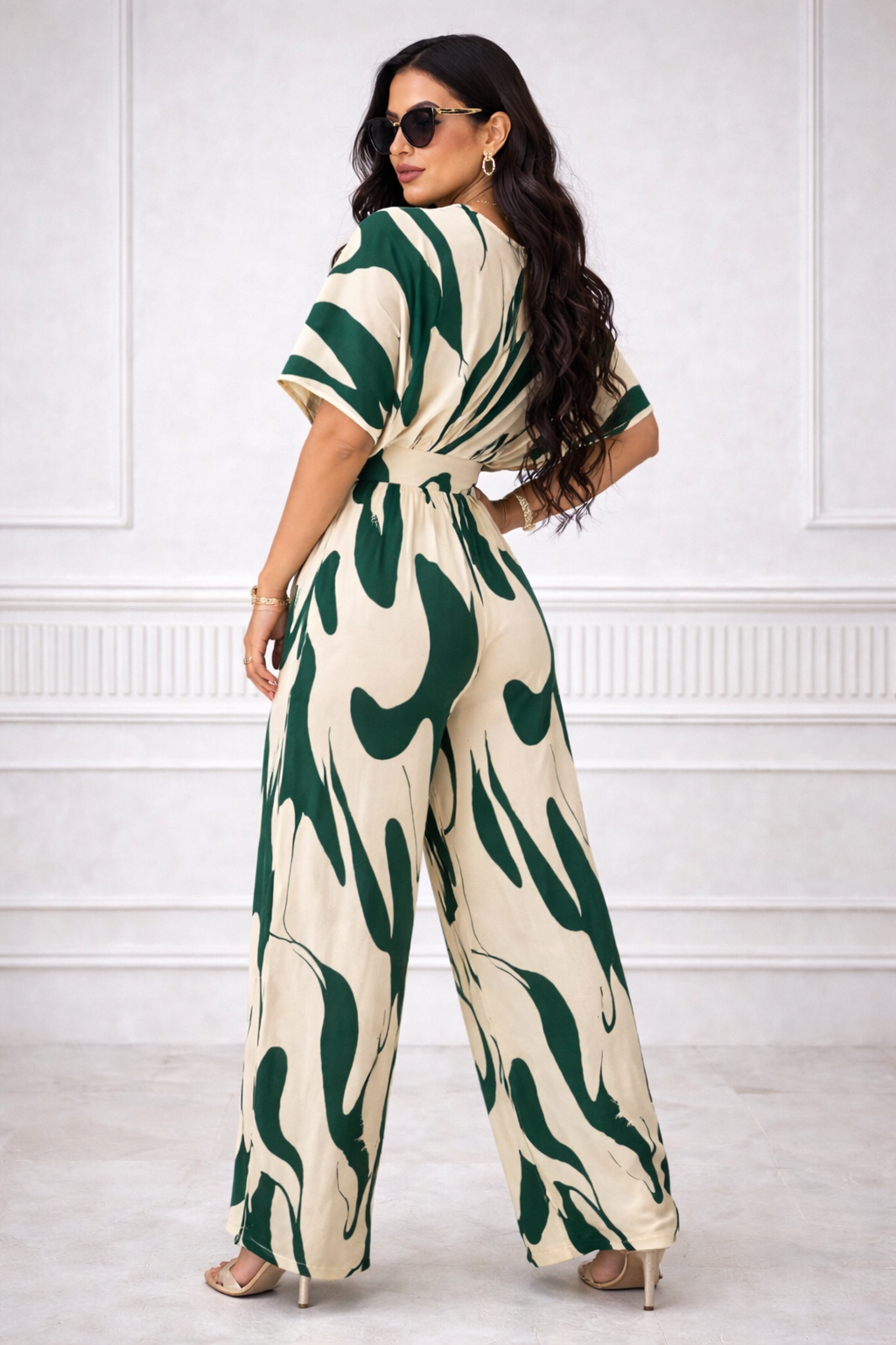 The Monaco Abstract Jumpsuit