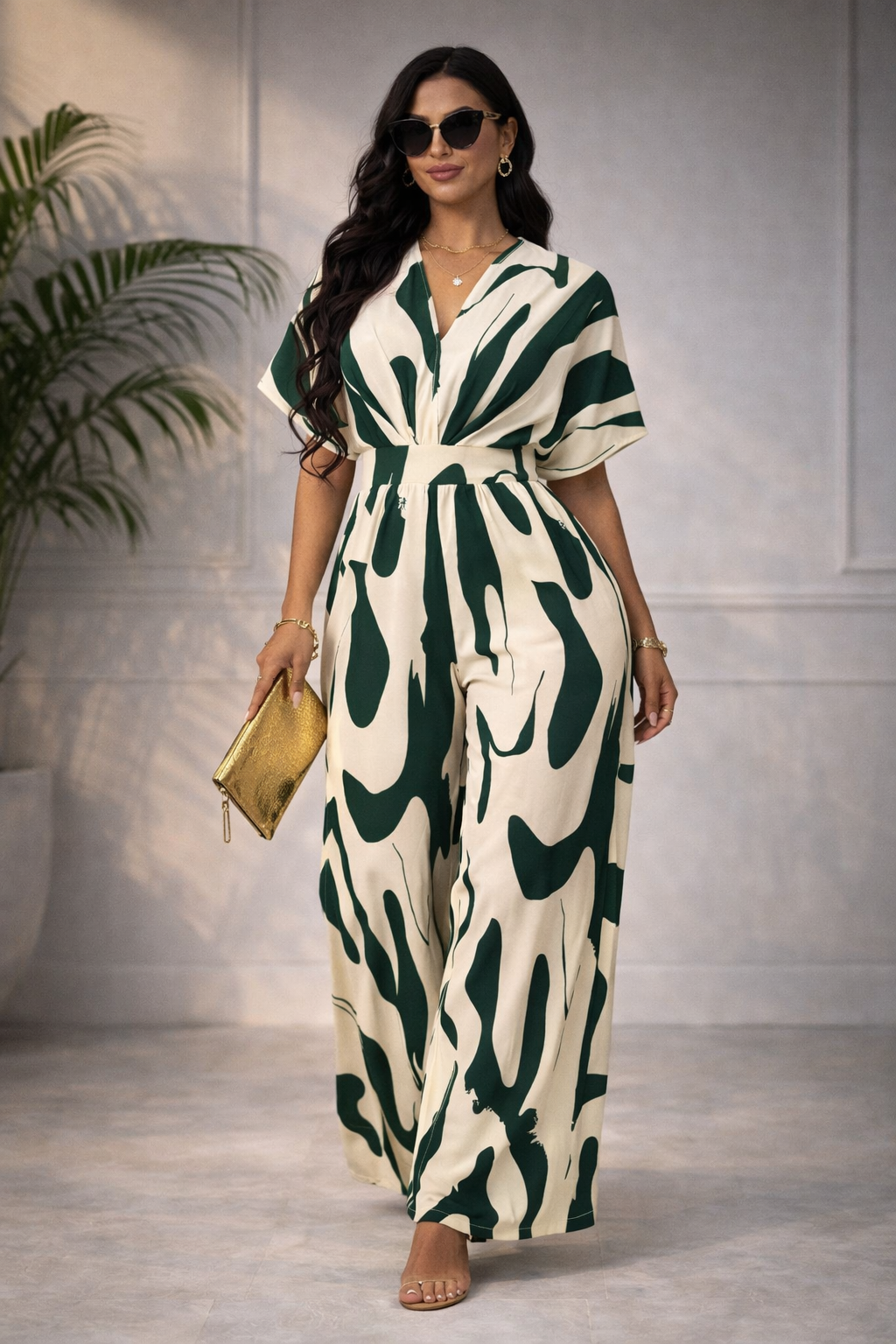 The Monaco Abstract Jumpsuit