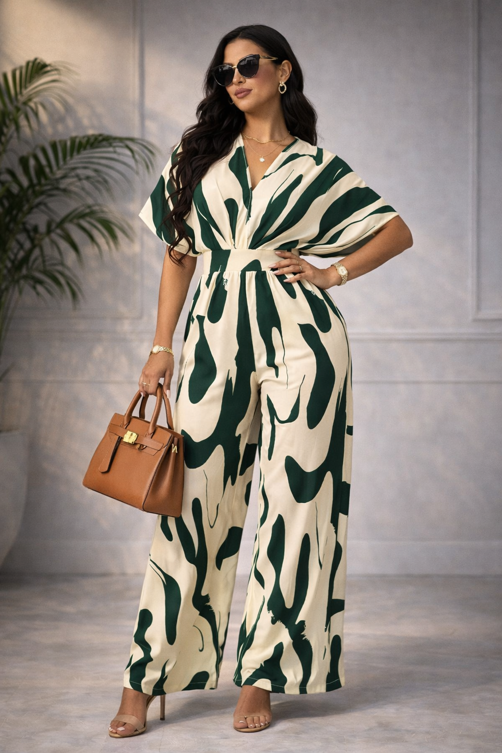 The Monaco Abstract Jumpsuit