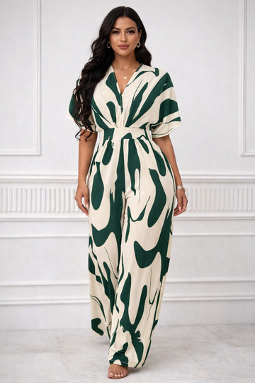 The Monaco Abstract Jumpsuit