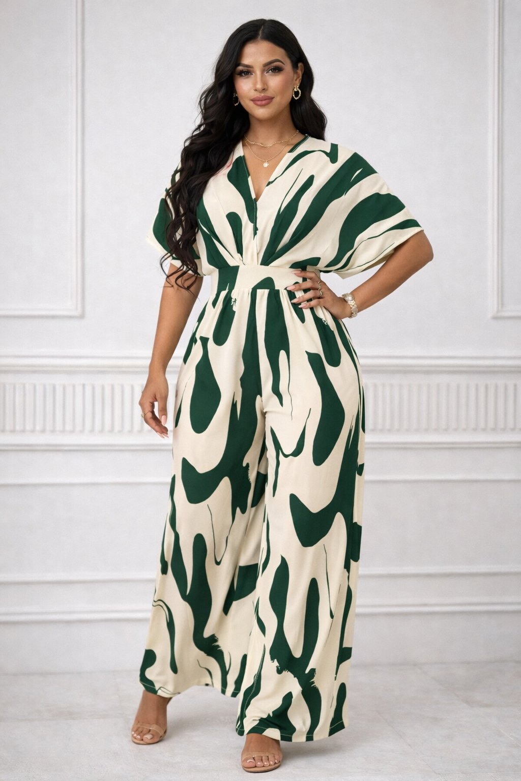 The Monaco Abstract Jumpsuit