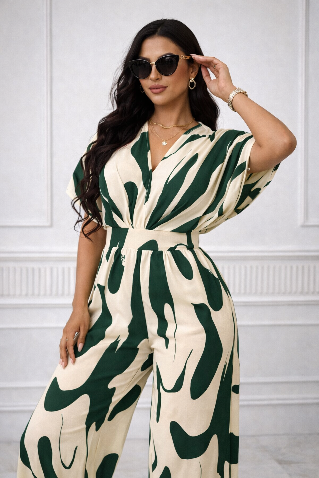 The Monaco Abstract Jumpsuit
