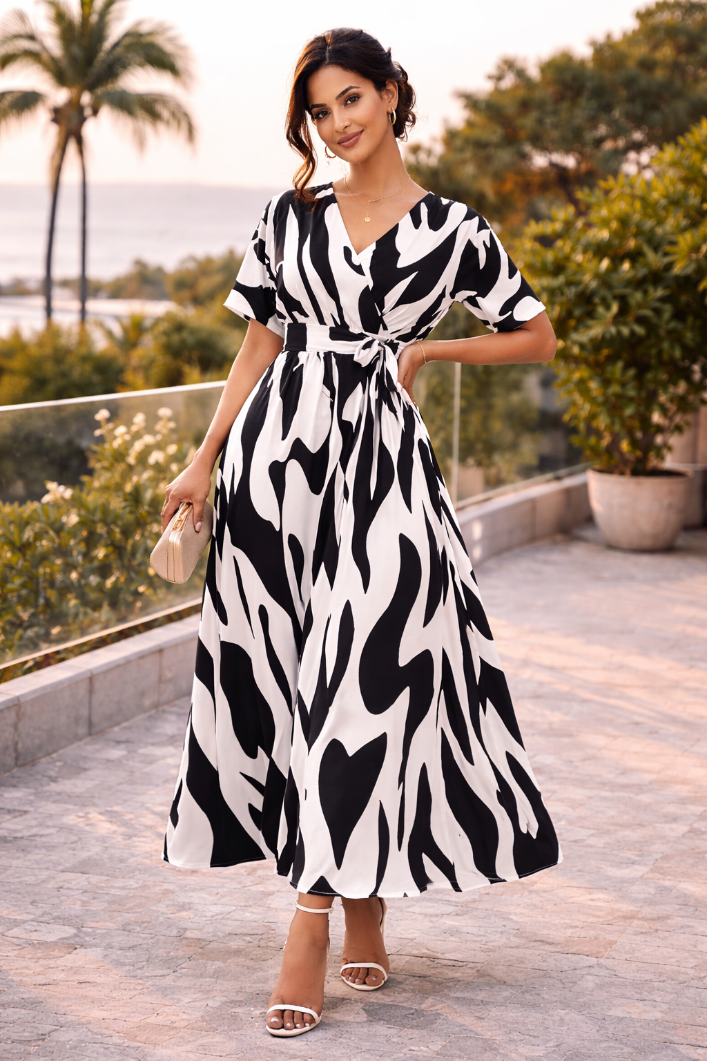 The Zendaya Abstract Midi
