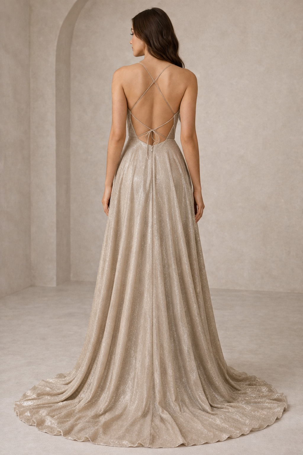 The Aurelia Shimmer Gown