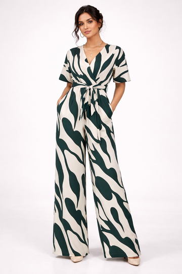 The Palma Abstract Jumpsuit