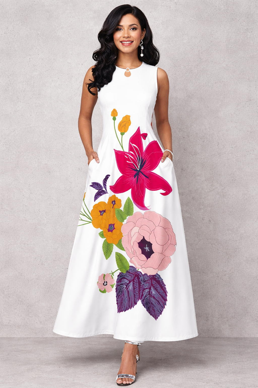 The Flora Statement Maxi Dress