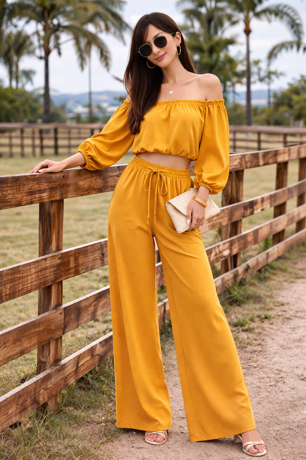 Marigold Bardot Lounge Co-ord Set
