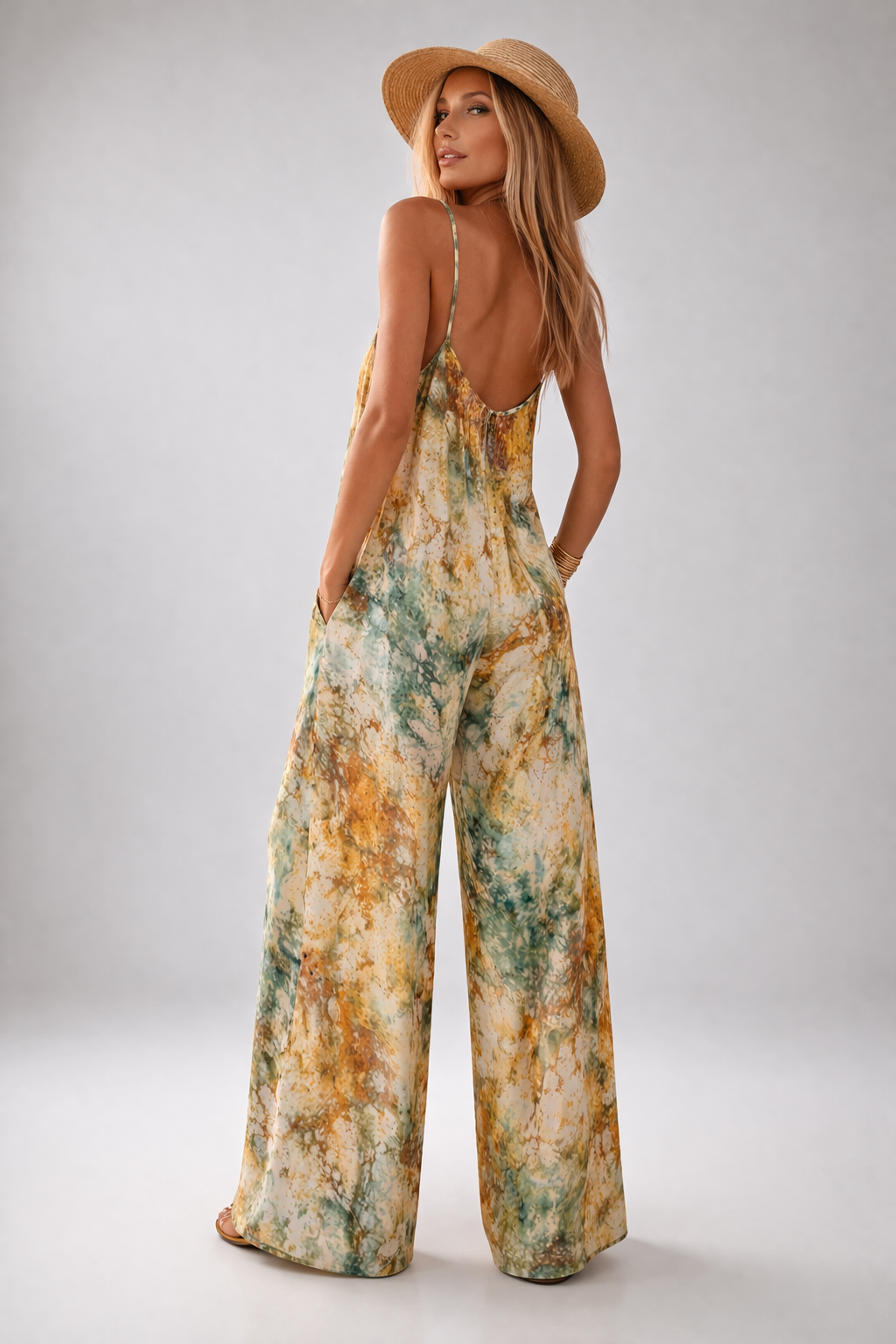 The 'Oasis' Printed Jumpsuit