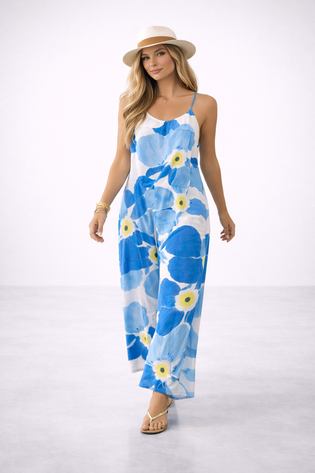 The Capri Floral Jumpsuit