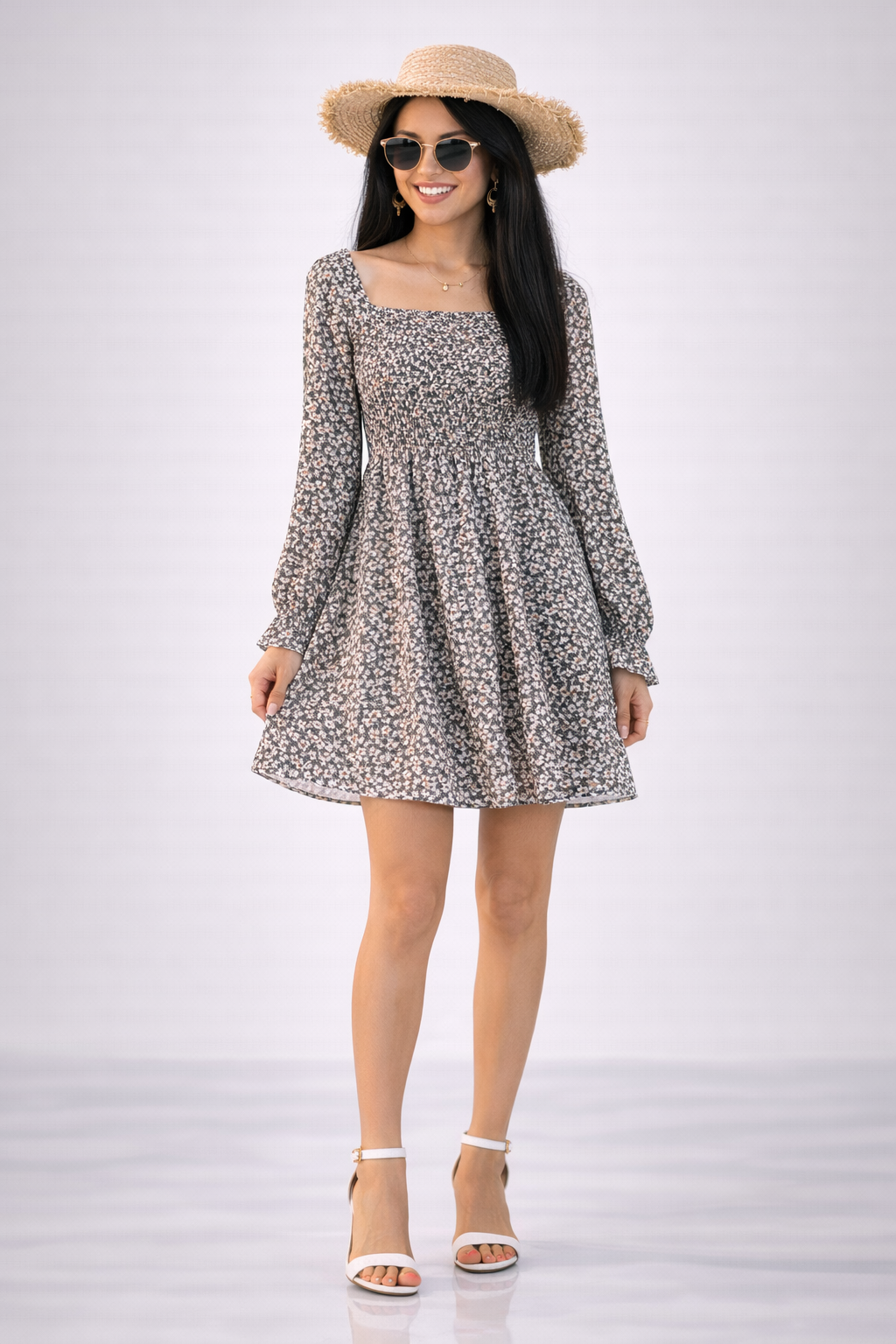 The Willow Smocked Floral Dress