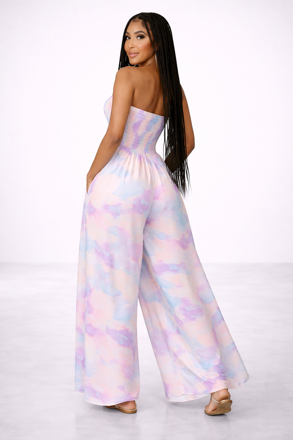 The Skye Watercolor Jumpsuit