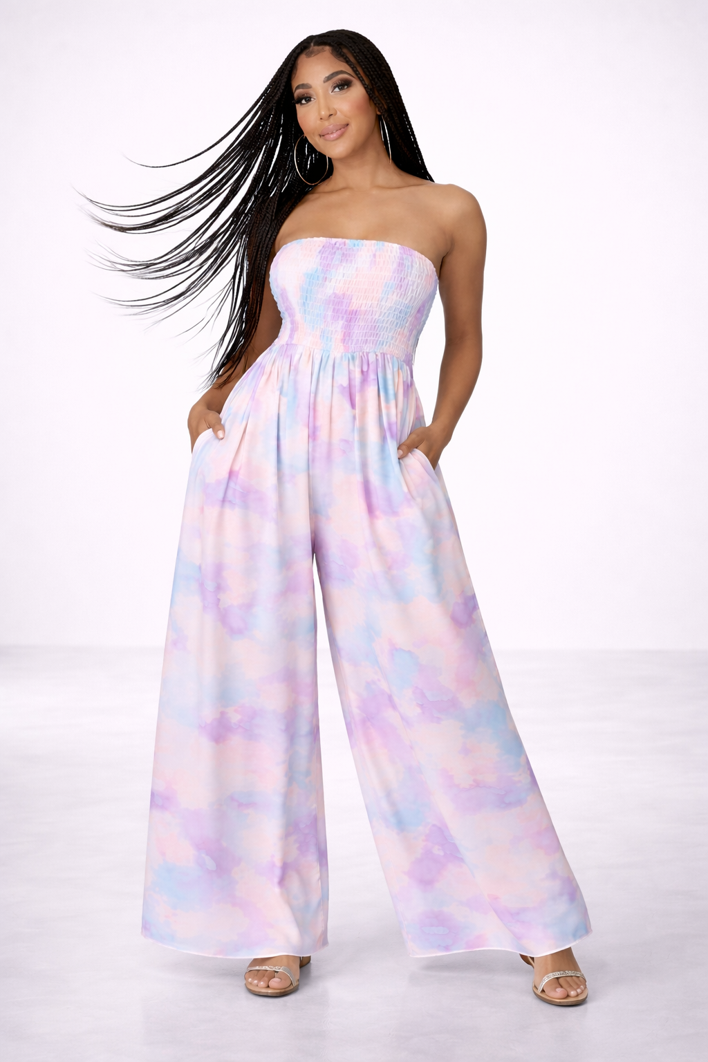 The Skye Watercolor Jumpsuit