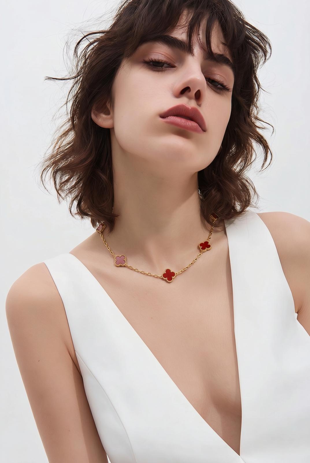Red Clover Fashion Jewelry Set